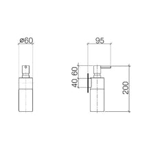 Load image into Gallery viewer, Lulu 83.430.970.06 Soap Dispenser in Platinum Matt