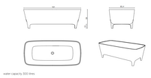 Load image into Gallery viewer, Accademia T13cdd Free-Standing Bathtub Made Of Duralight 1810 X 804 X 590 mm