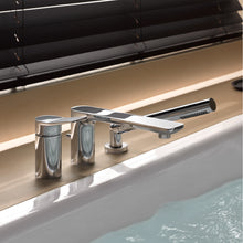 Load image into Gallery viewer, 27312845-00 Three-Hole Single-Lever Bath Mixer with Shower Set Finish : Chrome Plated