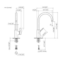 Load image into Gallery viewer, 33800875-00 Deck-mounted Single-lever Sink Mixer Finish: Polished Chrome