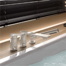 Load image into Gallery viewer, Lisse 27312845-06 Deck-mounted Three-Hole Single-Lever Bath Mixer in Platinum Matt