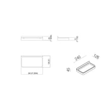 Load image into Gallery viewer, Memory Amem852.Br.Z Cristalplant Shelf SIZE: 240 X 126 X 45 mm