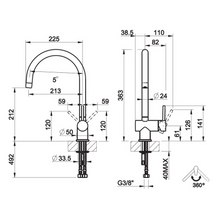 Load image into Gallery viewer, 50307.149 Kitchen Mixer Finish: Finox