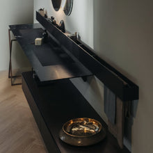 Load image into Gallery viewer, Sen Asen0922.N Towel Holder 800 X 120 X 140 mm in Black