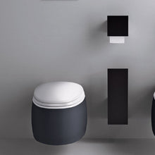 Load image into Gallery viewer, Sen Asen0915.N Shelf Or Single Toilet Roll Holder 140 X 120 X 140 mm in Black