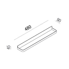 Load image into Gallery viewer, Memory Amem859.Br Towel Holder 600 X 97 X 45 mm in Brushed Burnished