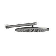 Load image into Gallery viewer, 54148.239 wall-mounted adjustable and antilimestone showerhead 300 mm in steel brushed, with 1/2" connections