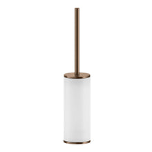 Load image into Gallery viewer, INCISO 58543.708 White free standing toilet brush holder in Copper Brushed PVD