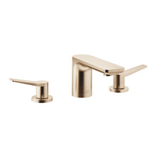 Load image into Gallery viewer, 20.713.845.46 (XV-009610) Lisse special made three-hole basin mixer in champagne matt with pop-up waste