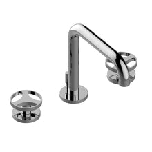Load image into Gallery viewer, E-6711-C19B three-hole wash basin mixer in gun metal