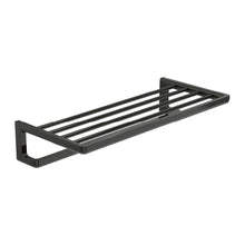 Load image into Gallery viewer, 817032022 Tempo towel rack titanium black with towel rail