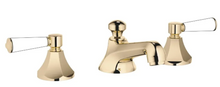 Load image into Gallery viewer, 20.700.370.46 (Xv-010411) Madison Flair three-hole basin mixer in champagne matt + 11170370-12 Lever Insert in White