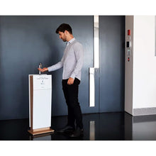 Load image into Gallery viewer, 281000 CSABA touch free hand sanitizer stand for 9V battery power supply, with 6L tank and remote control