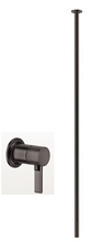Load image into Gallery viewer, Inciso 58109.707 + 54055.239 built in mixer + 58299.707 ceiling mounted spout in black metal brushed PVD