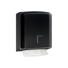 Load image into Gallery viewer, DT2106B new paper towel dispenser in black epoxy with steel, 400-600 C/Z towels