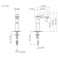Load image into Gallery viewer, Lissé 33526845-99 (XS-077429) Deck-mounted Single-lever Basin Mixer in dark platinum matt Without pop-up waste