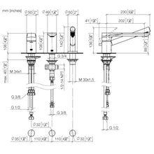 Load image into Gallery viewer, Lissé 27412845-99 (XS-076785) Deck-mounted Single-lever Bath Mixer in Dark Platinum Matt, Special made in 99 finish
