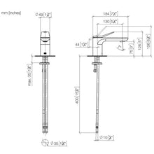 Load image into Gallery viewer, Lissé 33521845-99 (XS-074558) Deck-mounted Single-lever Basin Mixer in Special made color Dark Platinum matt Without pop-up waste