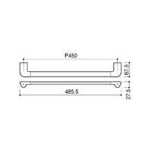 Load image into Gallery viewer, SC-581-XP towel rail in mirror