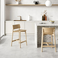 Load image into Gallery viewer, Smart BQ0651 Counter Stool, 480w x 480d x 890h mm, Frame Beech 311