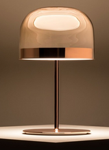 Load image into Gallery viewer, Equatore Small F438900550RSWL Table Lamp, 240w x 240d x 425h mm, Frame Glossy copper, Integrated Led, LED 25W (2700K, CRI>90, 2900Lm)