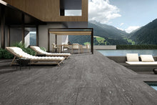 Load image into Gallery viewer, Davos Antracite Porcelain Tiles 600x1200x9mm in Natural R10 (Price in PCS)