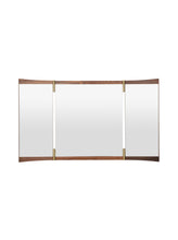 Load image into Gallery viewer, Vanity Wall Mirror 3 10121926 Wall Mirror, 475w x 1166d x 690m, Frame American Walnut