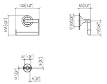 Load image into Gallery viewer, VAIA 83500809-28 Paper Holder in Brushed Durabrass