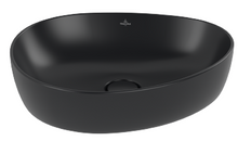 Load image into Gallery viewer, Antao 4A7351R7 Surface-mounted washbasin, 510 x 400 x 146 mm, in R7 Pure Black