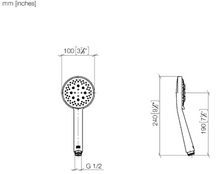 Load image into Gallery viewer, 28018979-090010 (XV-014663) Hand shower in durabass