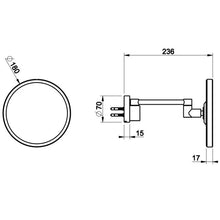 Load image into Gallery viewer, 38987.031 wall mirror, chrome