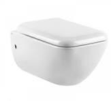 Load image into Gallery viewer, Goccia 39113.518 Wall-Mounted Toilet in White with Seat and Cover with Soft-Closing
