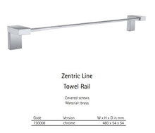 Load image into Gallery viewer, 730008 towel rail in chrome