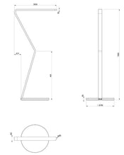 Load image into Gallery viewer, Cono 45541.149 Freestanding Towel Rail in Finox