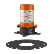 Load image into Gallery viewer, 59128.030 +46189.031 Rilievo freestanding bath mixer in copper PVD