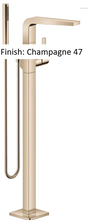 Load image into Gallery viewer, Lulu 25.963.710.47 / Xv-000989 Special-Made Floor-Standing Bath Mixer in Champagne with Handshower