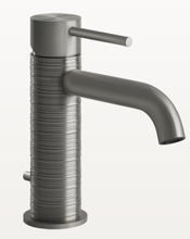 Load image into Gallery viewer, 316 Trame 54301.239 basin mixer in steel brushed with waste