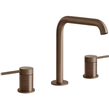 Load image into Gallery viewer, 316 Trame 54312.708 three-hole basin mixer in copper brushed PVD without waste