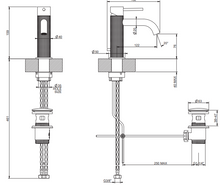 Load image into Gallery viewer, 316 54401.239 basin mixer in brushed steel