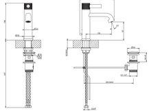 Load image into Gallery viewer, Inciso 58001.030 deck-mounted basin mixer in copper