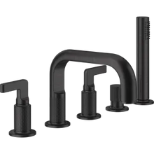 Load image into Gallery viewer, Inciso L 58040.187 5-hole bath mixer with diverter, aged bronze