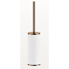 Load image into Gallery viewer, INCISO 58543.030 White free standing toilet brush holder in 030 Copper PVD