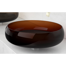 Load image into Gallery viewer, Glo Ball Globallmt33 Murano Glass Washbasin Diameter 420mm in Cognac
