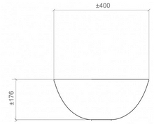 Load image into Gallery viewer, Laguna Blue Lagunat42 Murano Glass Washbasin Blue 400mm diameter