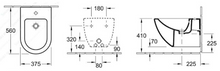 Load image into Gallery viewer, 7400.00 Subway Wall Mounted Bidet Color: R2sh