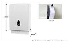 Load image into Gallery viewer, 8008-8035 Plastic paper dispenser in white