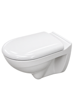 Load image into Gallery viewer, 4695.R0.01 O.Novo Vita wall-mounted washdown WC + Haro 535197 Seat&Cover in white