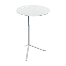 Load image into Gallery viewer, Little Friend KS11 Small Table, 450w x 450d x 500-730h mm, Top White, Frame White