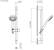 Load image into Gallery viewer, 26403979.46 (XV-009254) shower set in champagne matt with three settings