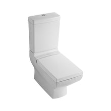 Load image into Gallery viewer, La Belle 564710.R1 Floor-Standing Close to the Wall Toilet Bowl Horizontal Outlet, 5747a1.R1 Tank with Fitting Water Inlet From the Bottom in White Activecare Ceramicplus & 9m32.S1.R1 Seat and Cover in white